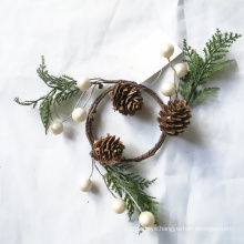 New Design Christmas Wreath with Natural Rattan